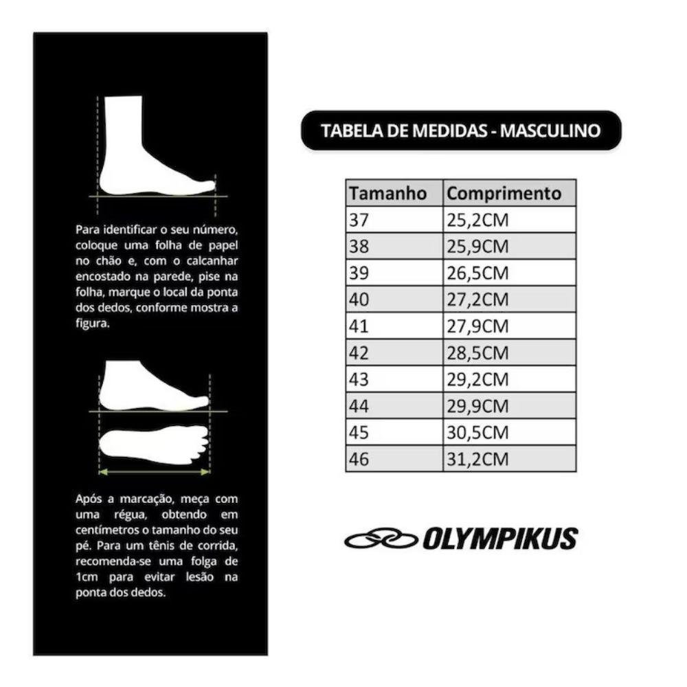 Tênis Olympikus Perfect 4 Esportivo Masculino Preto 5