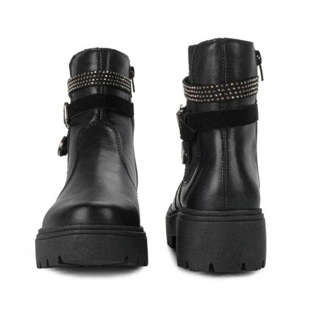 Coturno Mississipi Tratorado Salto Baixo Feminino Preto 3