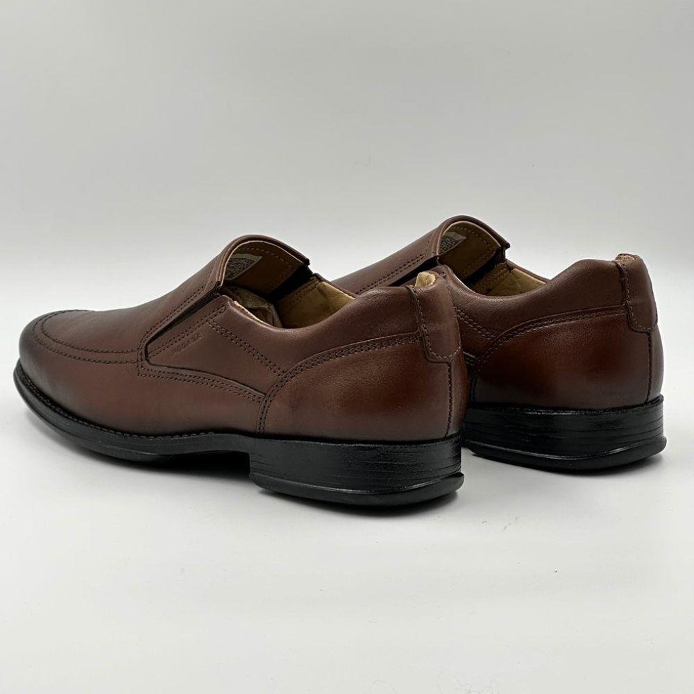 Sapato Pegada Social sem Cadarço Masculino Marrom 3