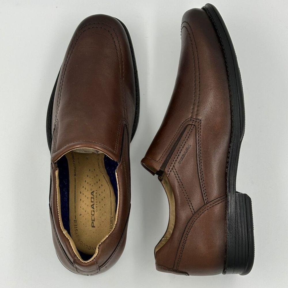 Sapato Pegada Social sem Cadarço Masculino Marrom 4