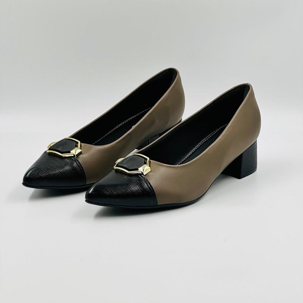 Sapato Piccadilly Salto Baixo Bico Fino Feminino