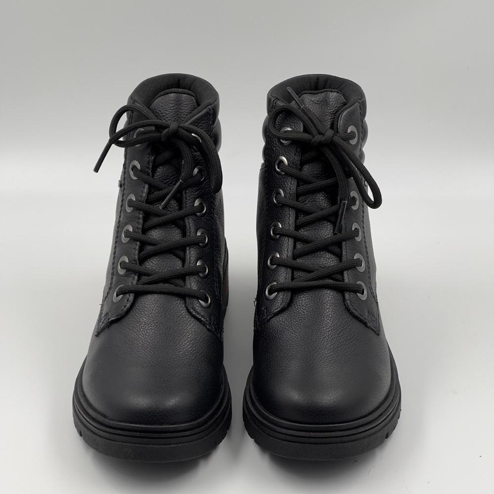 Coturno Dakota Tratorado Salto Baixo Femino Preto 4
