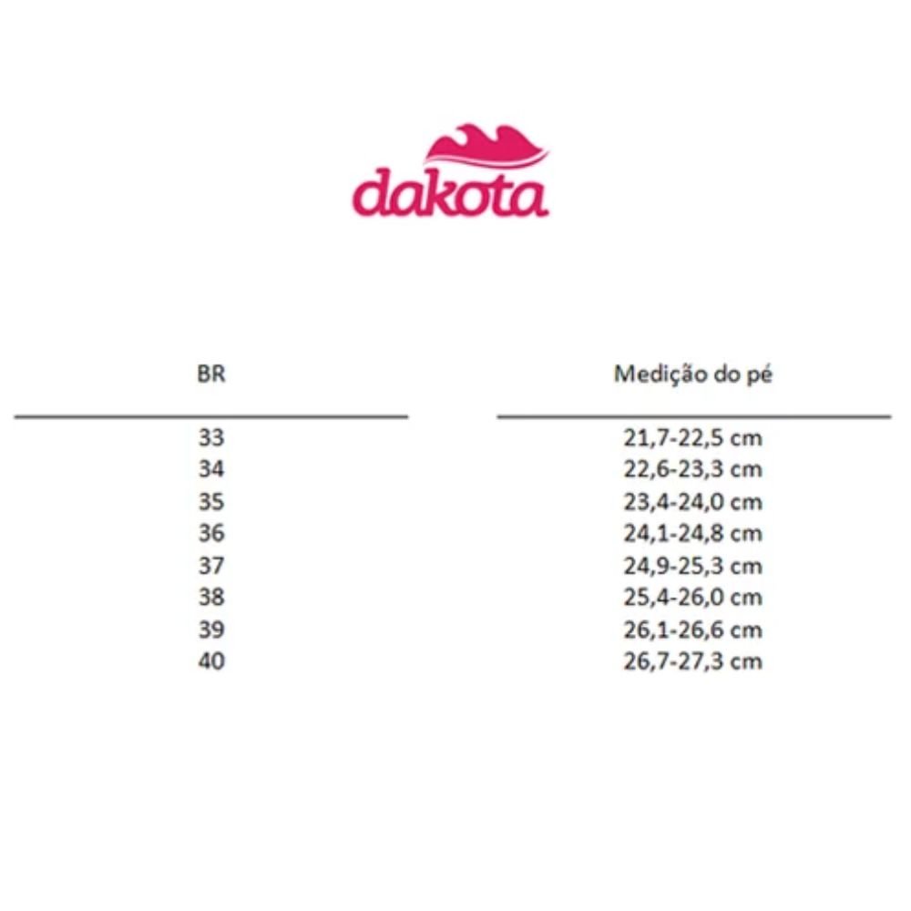 Coturno Dakota Tratorado Salto Baixo Femino Preto 5