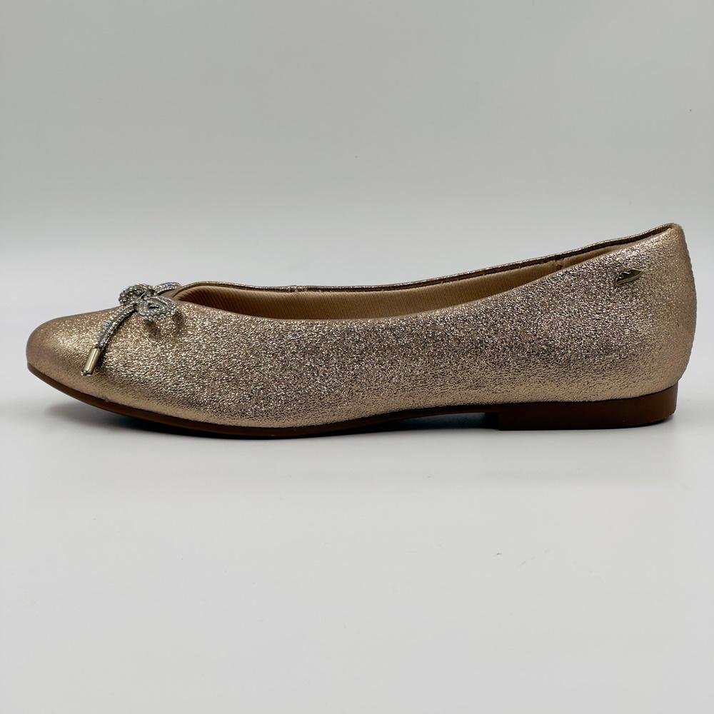 Sapatilha Dakota Bico Redondo Feminina Dourado 2
