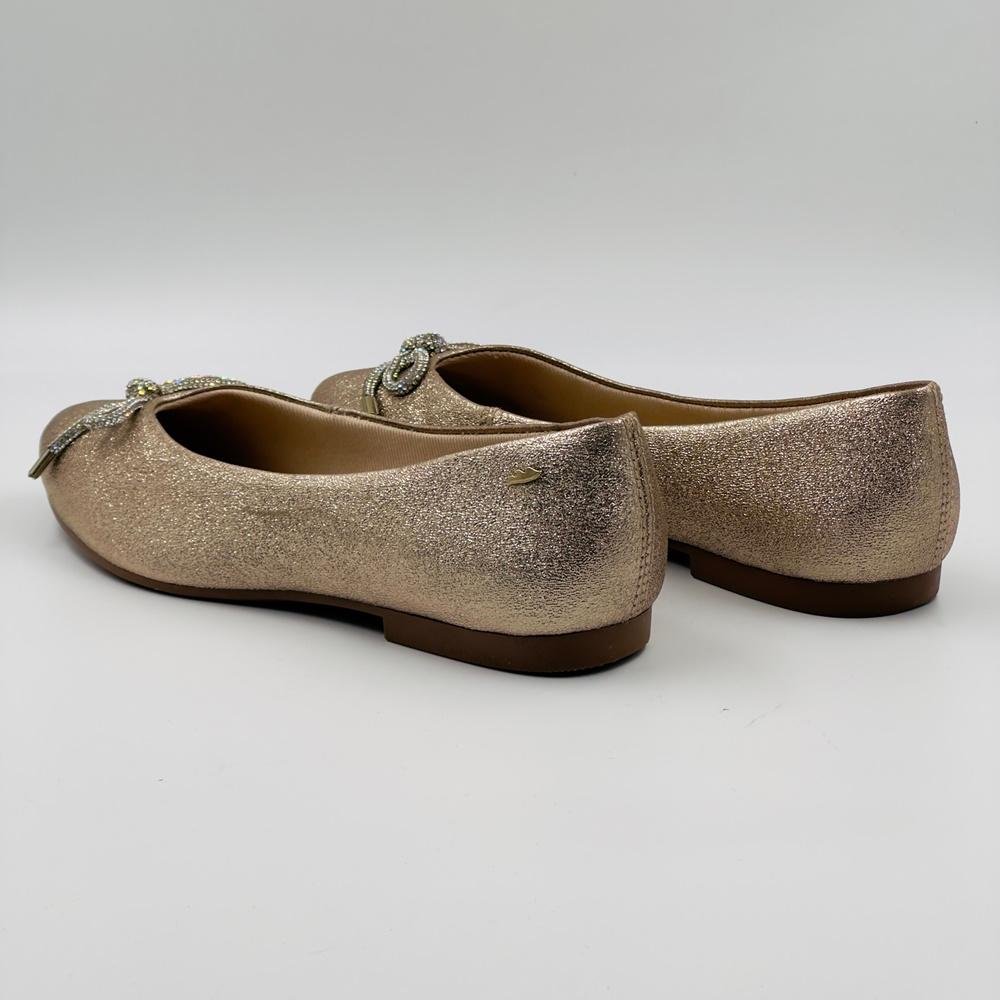 Sapatilha Dakota Bico Redondo Feminina Dourado 3