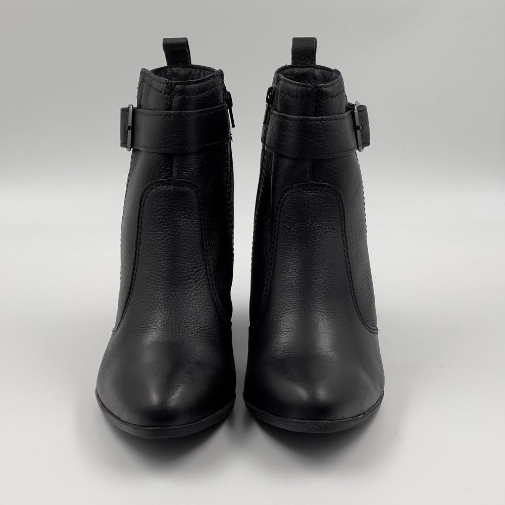 Bota Bottero Cano Curto Salto Médio Feminina Preto 4