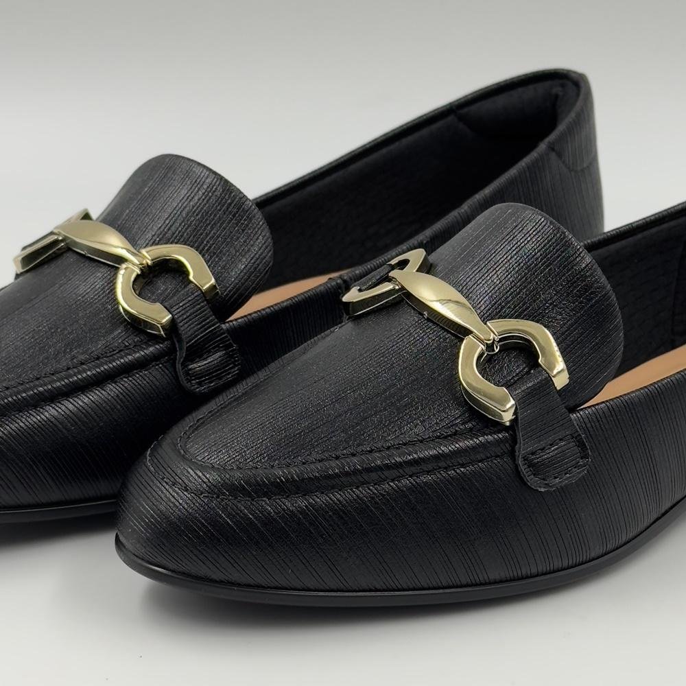 Sapato Santinelli Mocassim Feminino Preto 5
