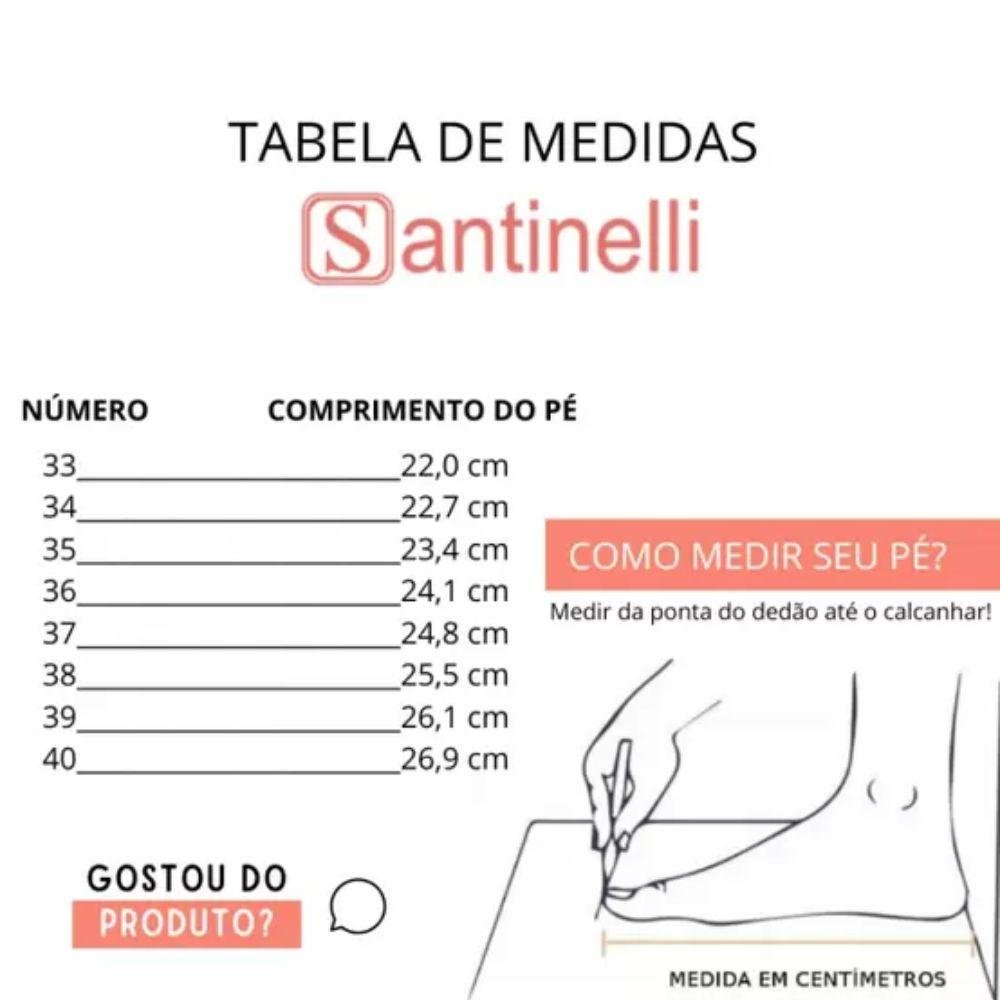 Tênis Santinelli Casual Feminino Preto 6