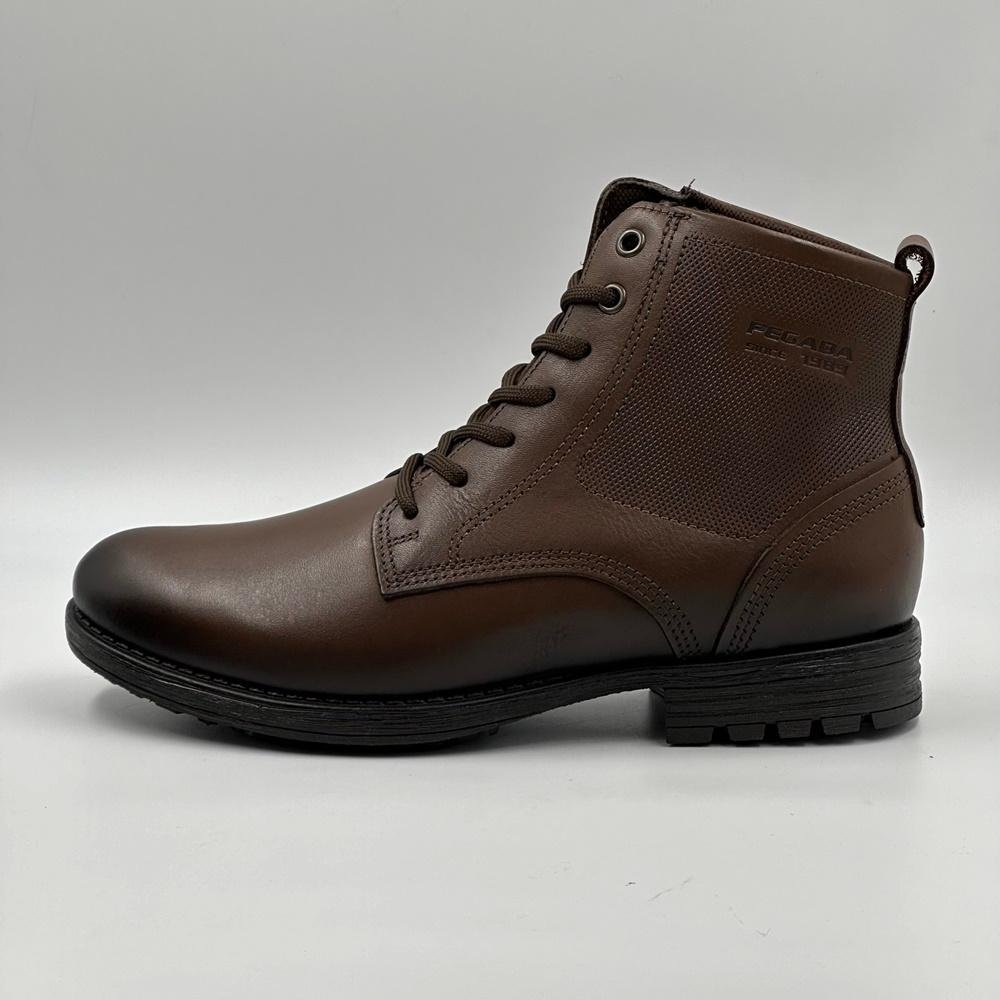 Bota Pegada Tratorada Com Cadarço Masculina Marrom 1
