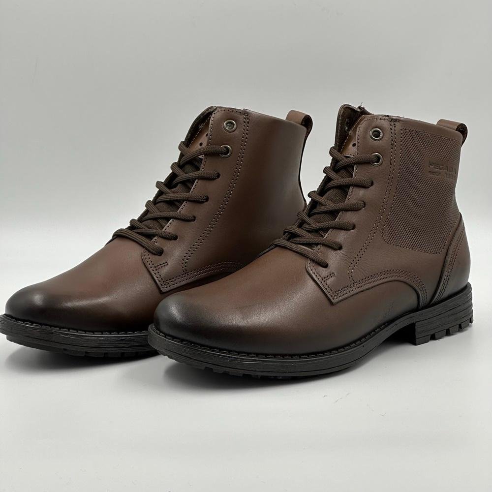 Bota Pegada Tratorada Com Cadarço Masculina Marrom 2