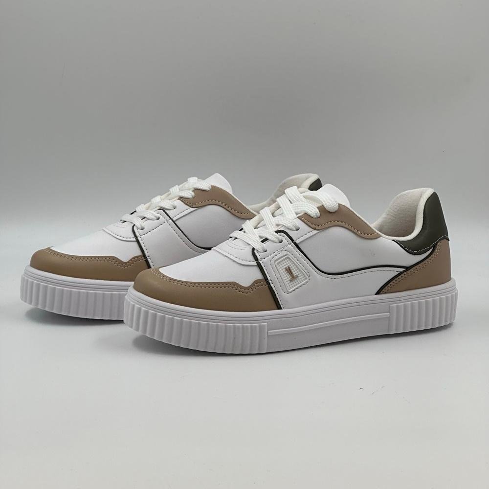 Tênis Vizzano Casual Flatform em Pelica Feminino Branco 2