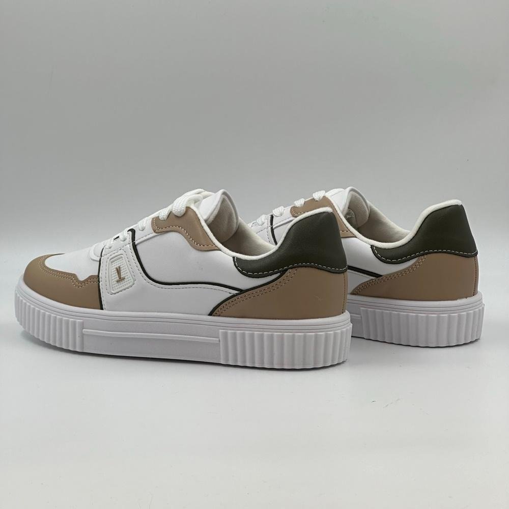 Tênis Vizzano Casual Flatform em Pelica Feminino Branco 3