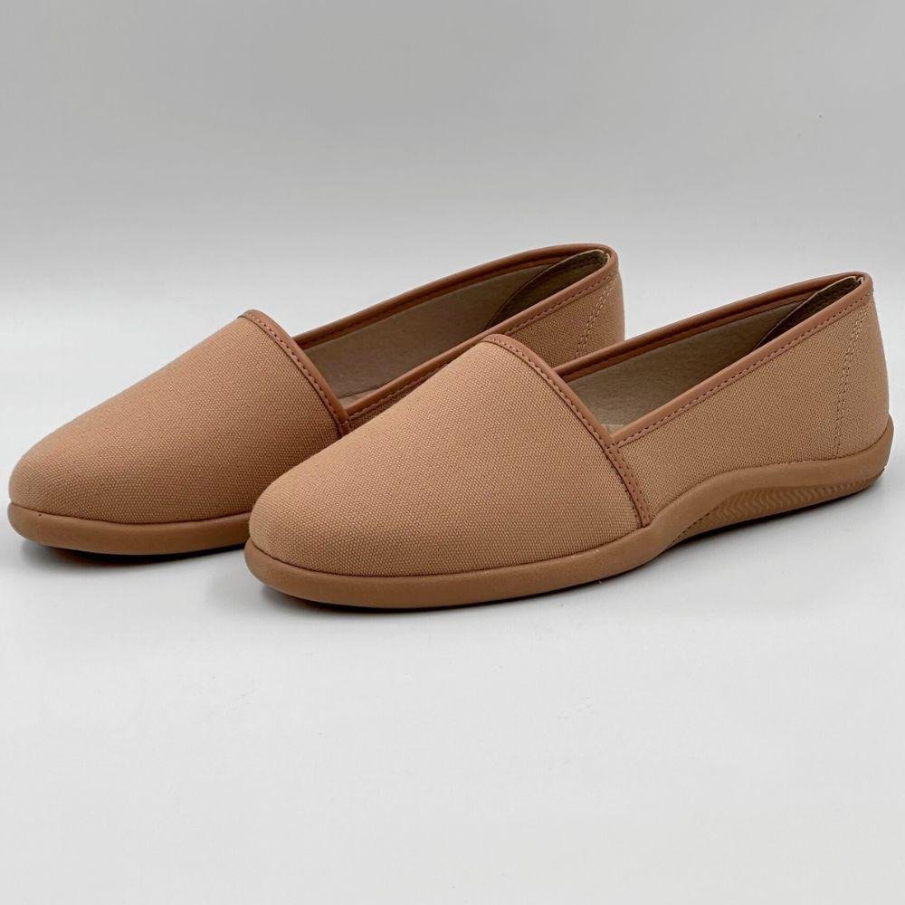 Sapatilha Moleca Fechada Bico Redondo Feminina Marrom 2