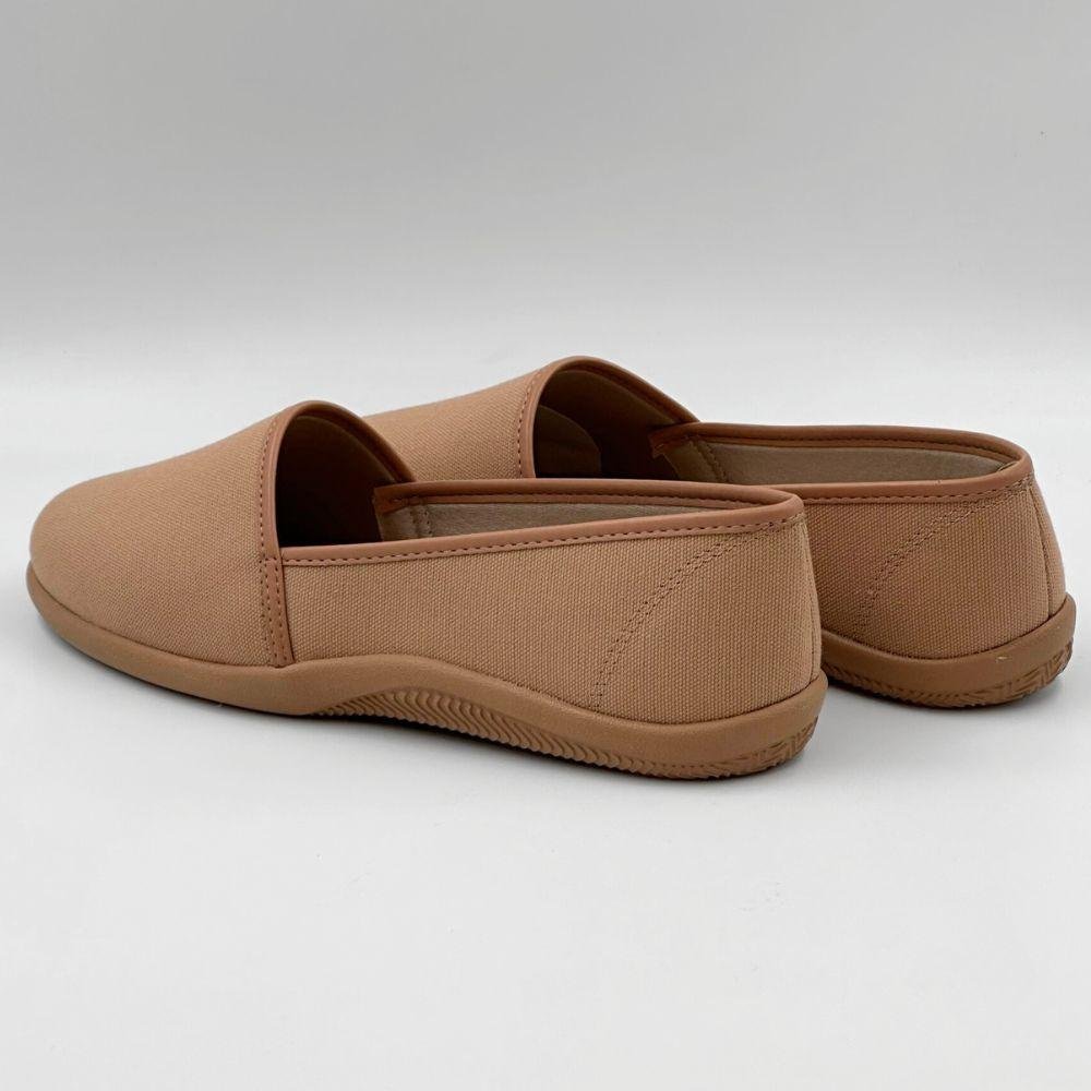 Sapatilha Moleca Fechada Bico Redondo Feminina Marrom 3