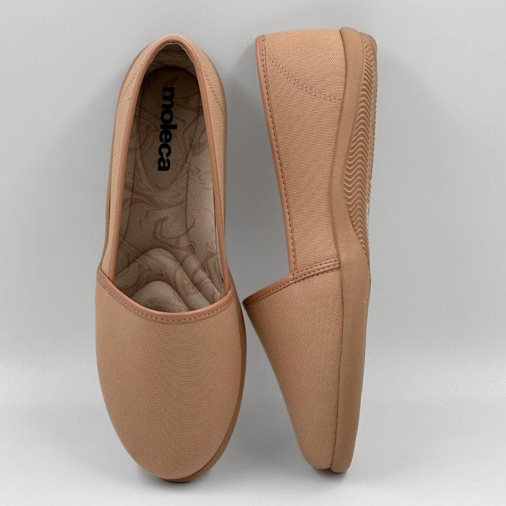 Sapatilha Moleca Fechada Bico Redondo Feminina Marrom 4