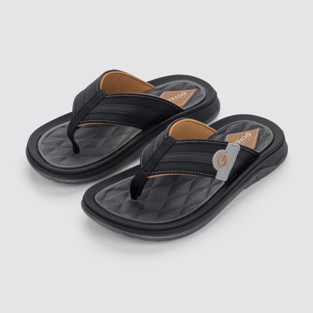 Chinelo Cartago Tira Larga Santorini VII Masculino Preto 2