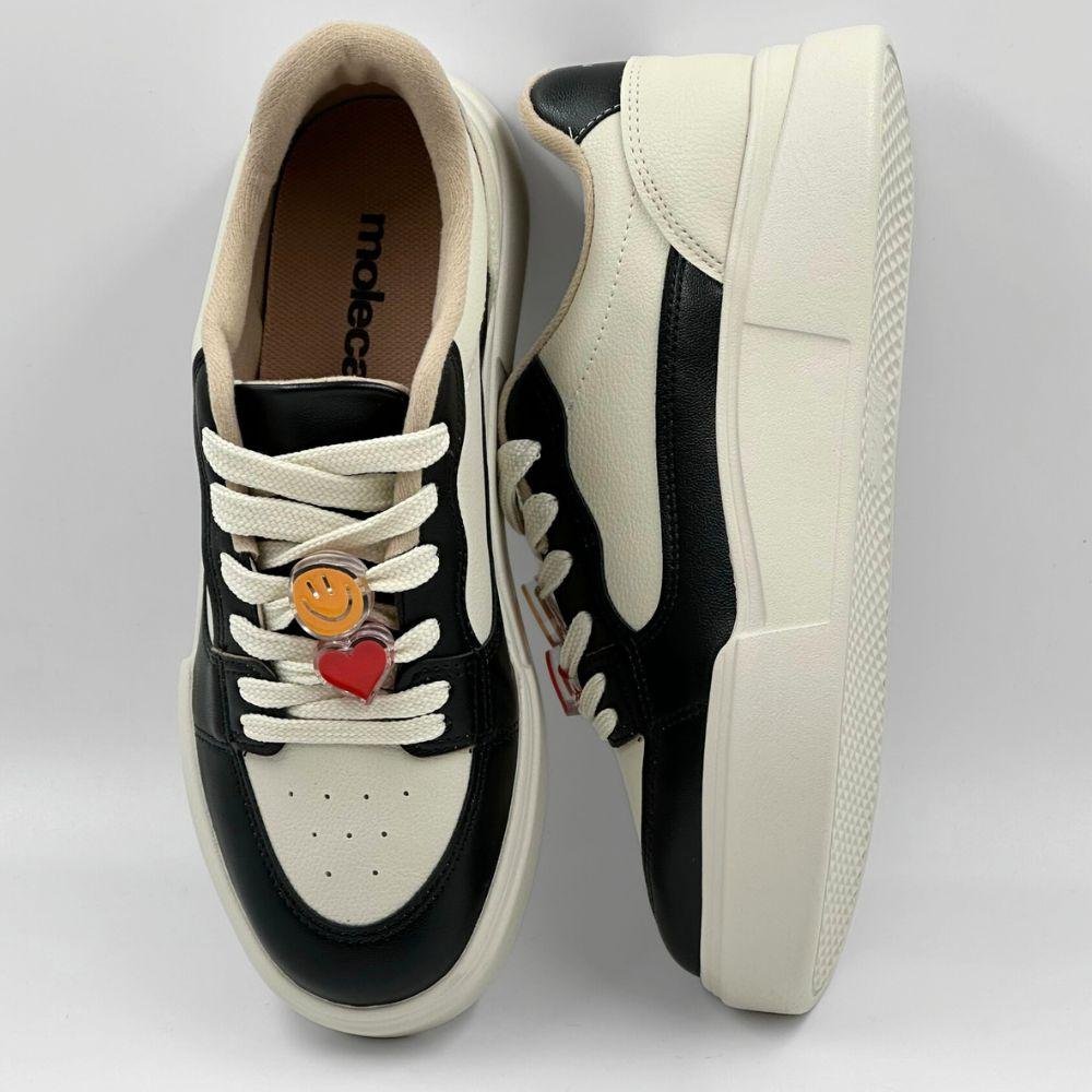 Tênis Moleca Casual Flatform Feminino Branco 4