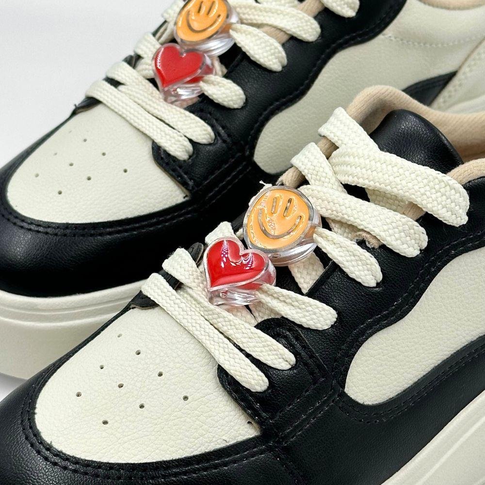 Tênis Moleca Casual Flatform Feminino Branco 5