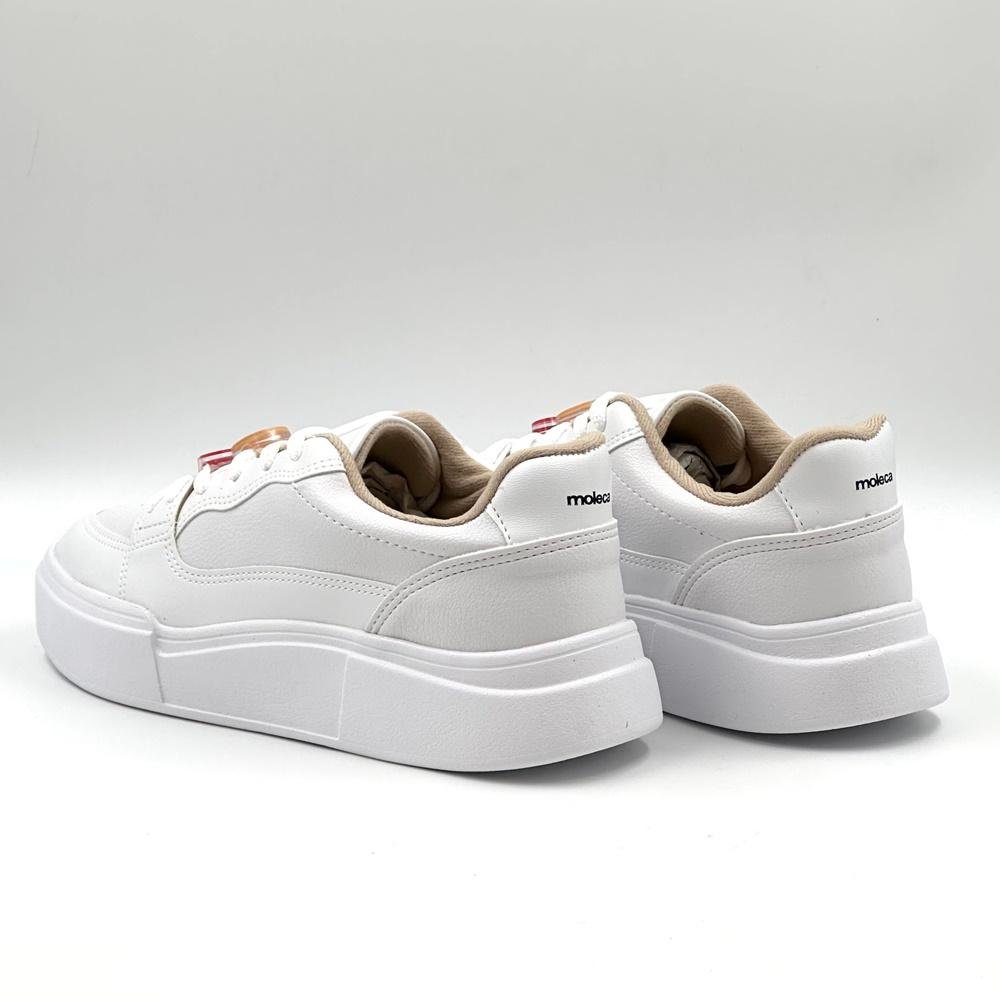Tênis Moleca Casual Flatform Feminino Branco 4