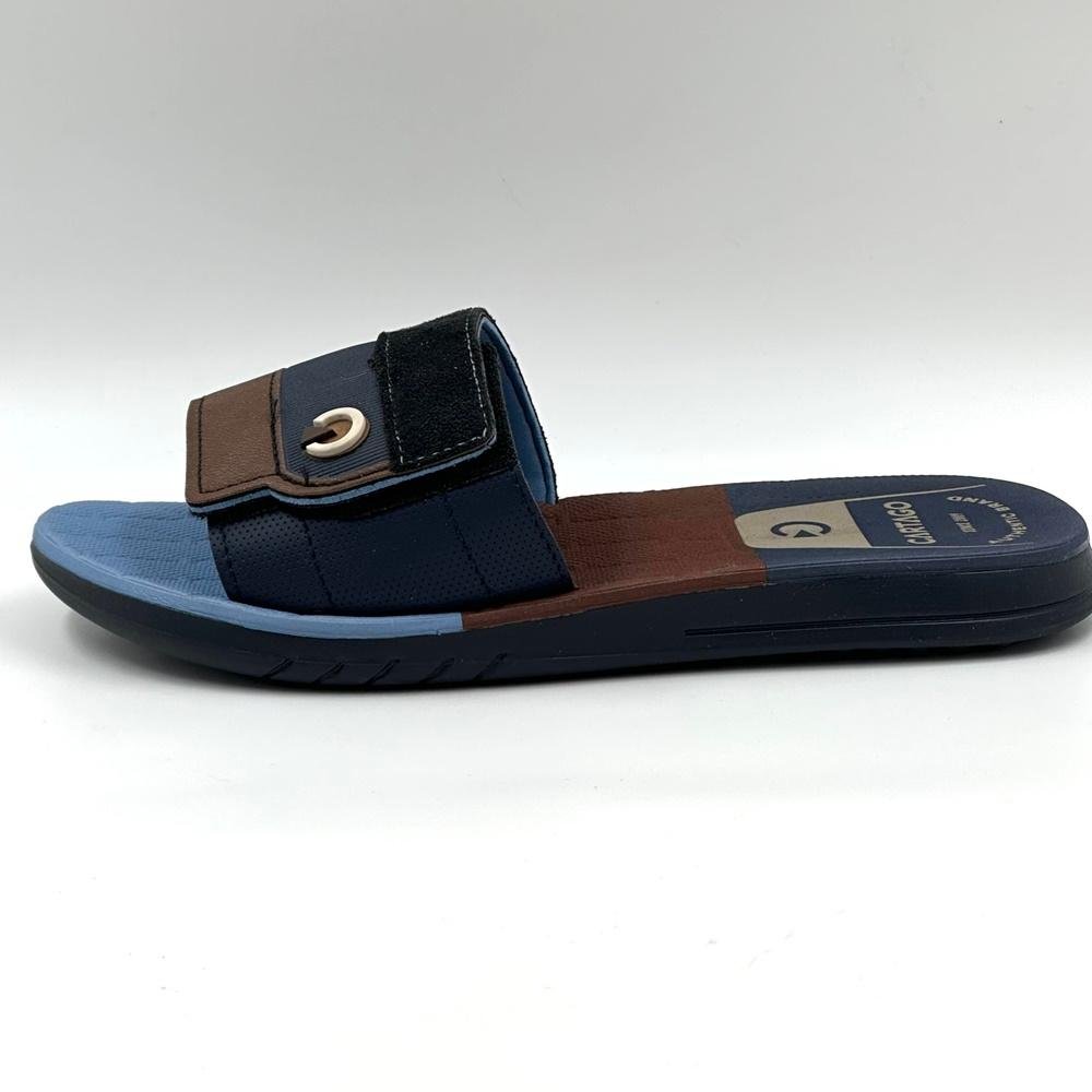 Chinelo Cartago Sevilha V Gaspea Masculino Azul/Marrom 1