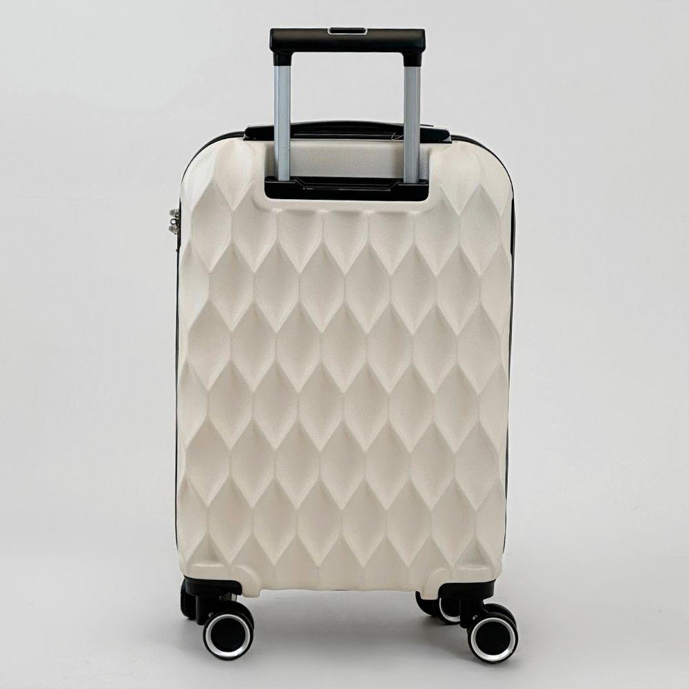 Mala de Viagem Santino de Bordo Rígida Marselha Unissex Branco 3