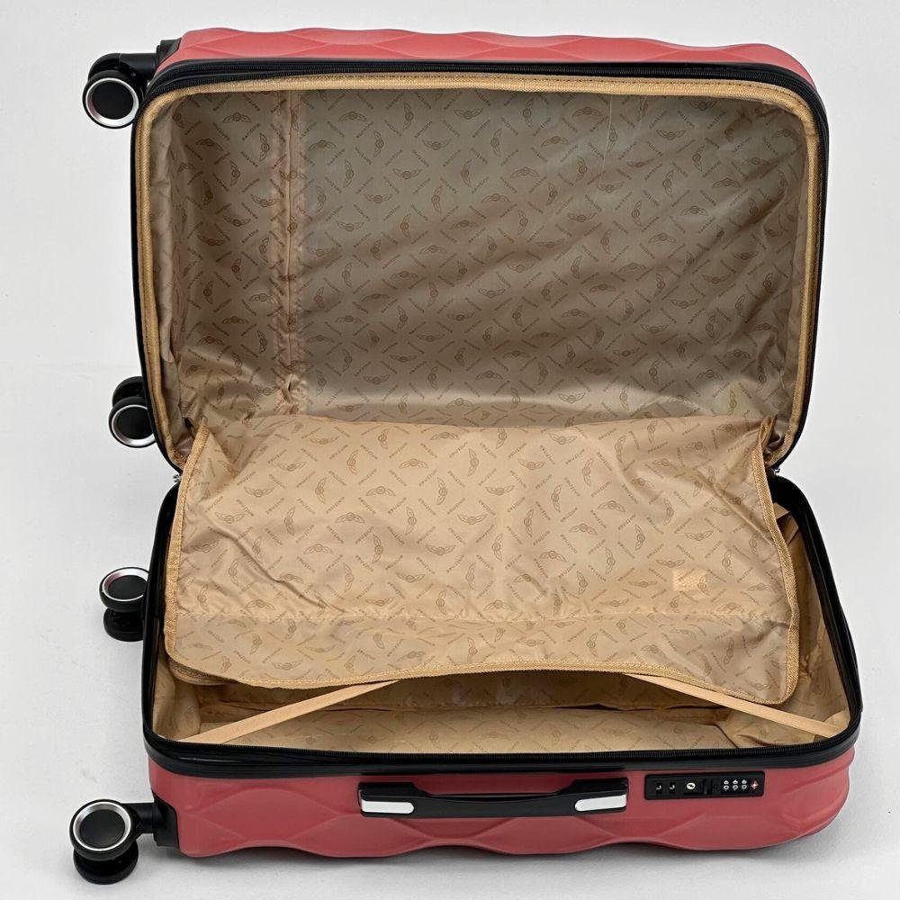 Mala de Viagem Santino Média Rígida Marselha Unissex Vermelho 6