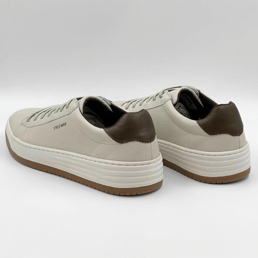 Sapatênis Freeway com Cadarço em Elástico Masculino Branco 3