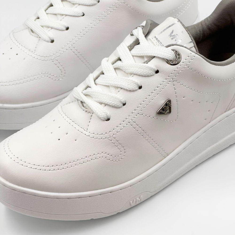 Tênis Via Marte com Cadarço Casual Feminino Branco 5