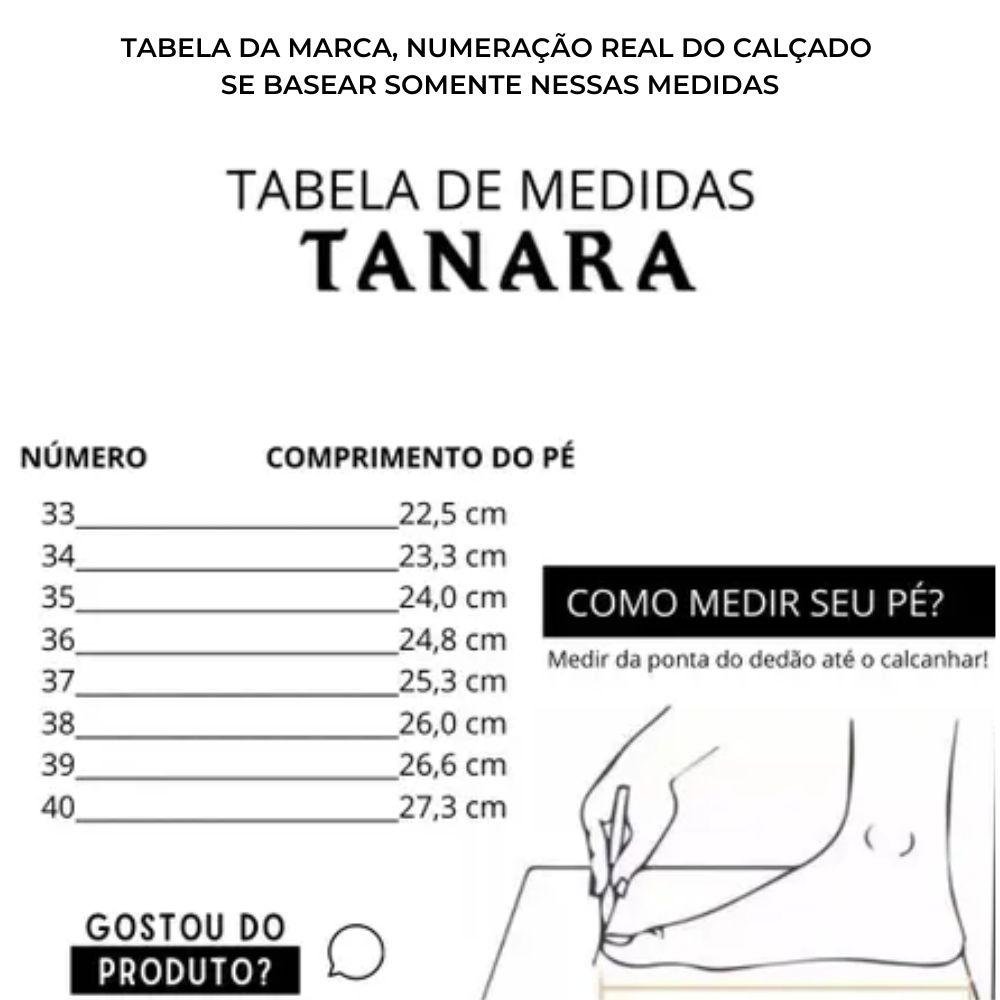 Sandália Tanara Casual Anabela Feminina Bege 6