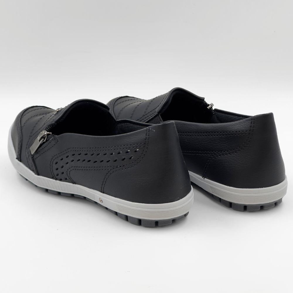 Tênis Kolosh Casual Slip On Feminino Preto 3