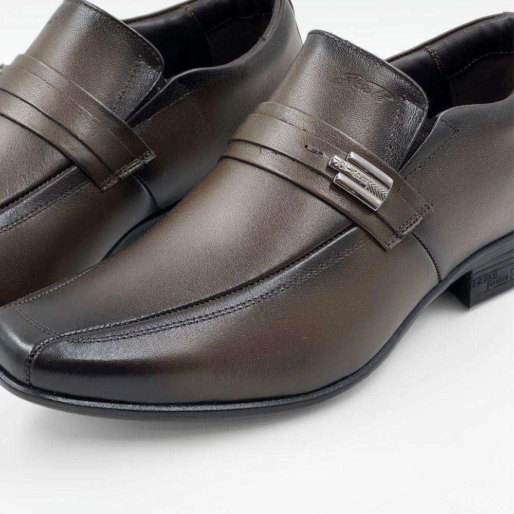 Sapato Jota Pe Social Slip On Grow Air Masculino Marrom 5