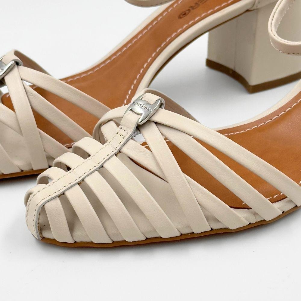 Sandália Bottero Casual Salto Bloco Feminina Cinza 5