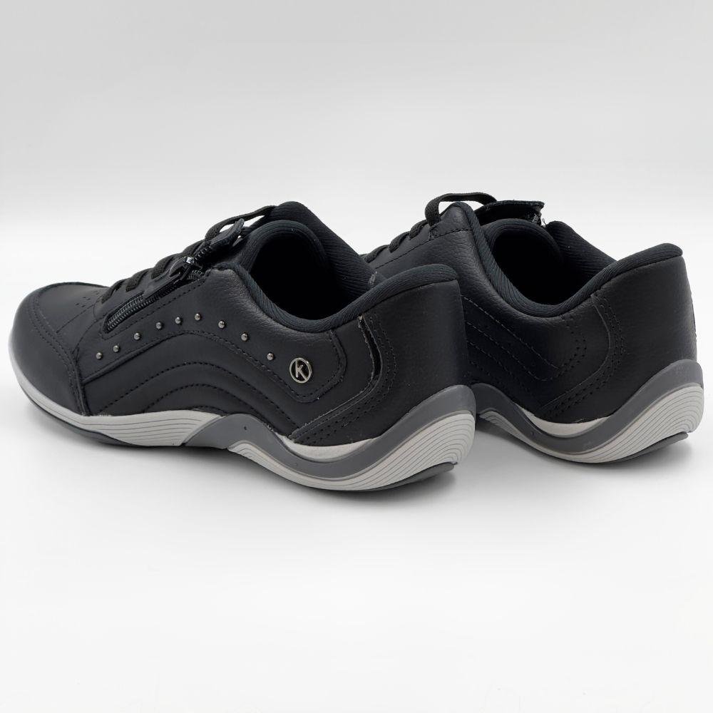 Tênis Kolosh Casual com Zíper Feminino Preto 3