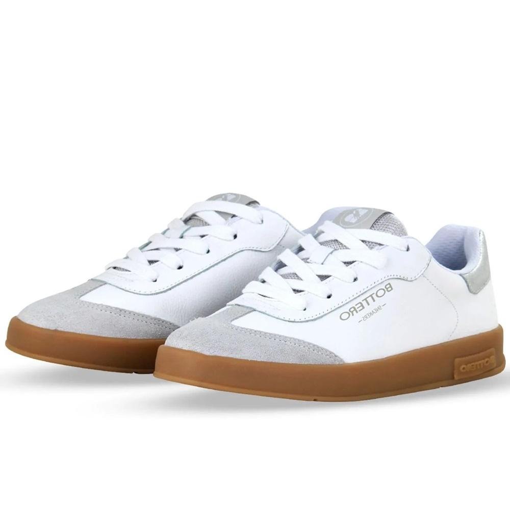 Tênis Bottero Casual com Cadarço Feminino Cinza 2