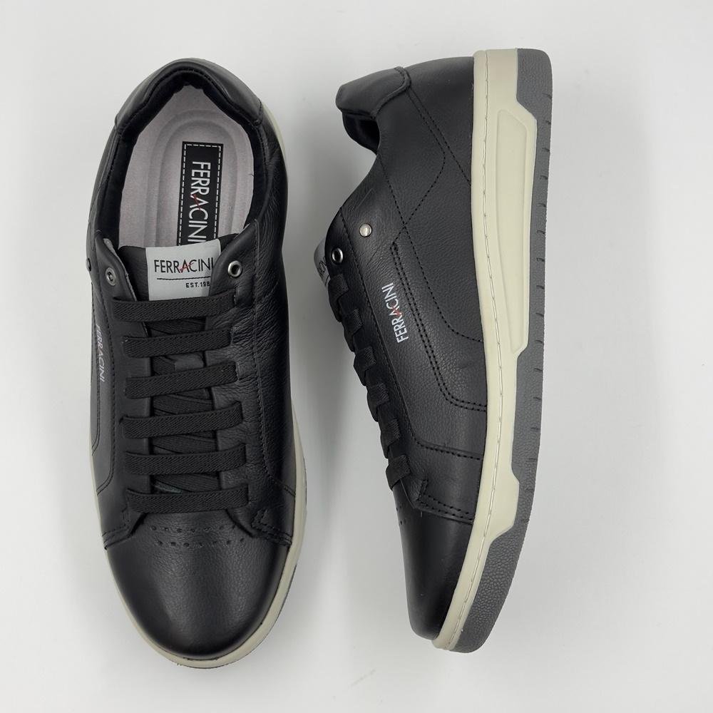 Sapatênis Ferracini Cadarço Elástico Vox Casual Masculino Preto 4