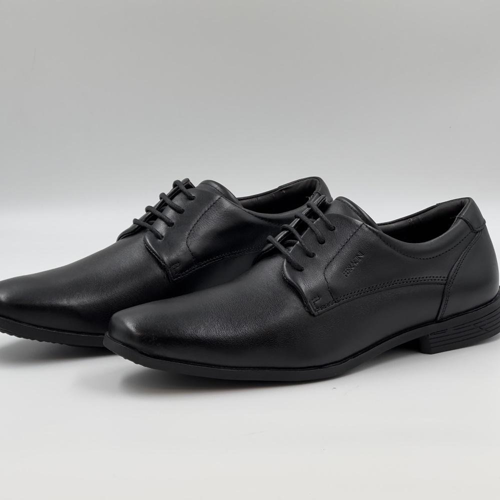 Sapato Ferracini Social com Cadarço Alpina Masculino Preto 2
