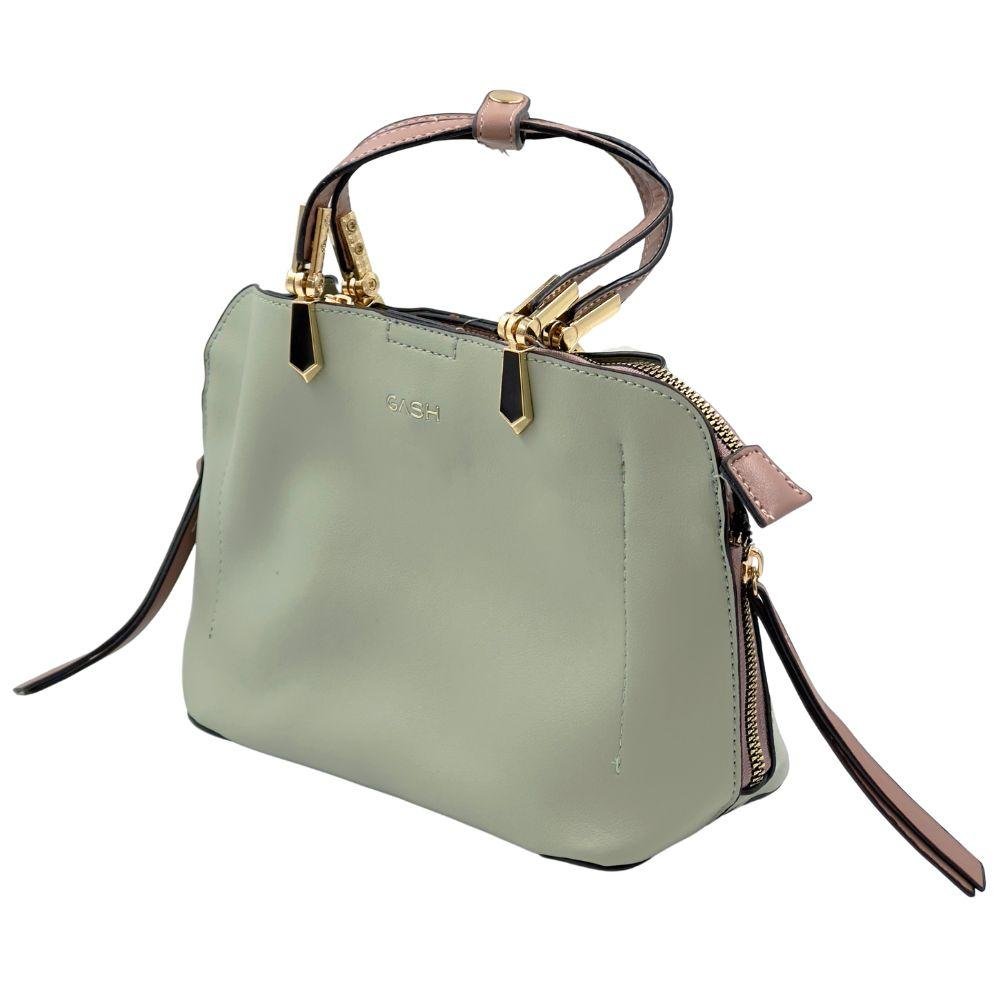 Bolsa Gash Pequena em P.u Tira Colo Feminina Verde 2