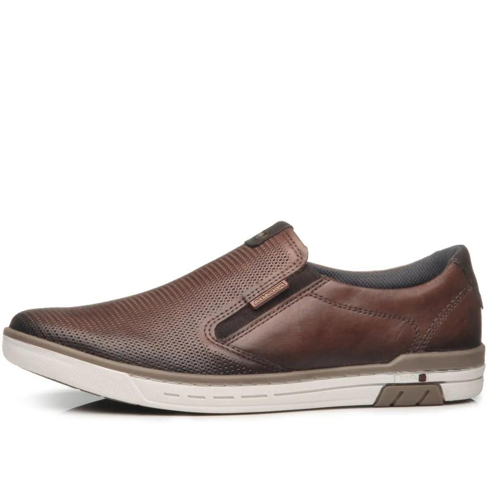 Sapatênis Pegada Slip Masculino Marrom 1