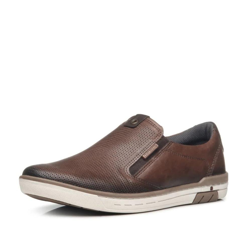 Sapatênis Pegada Slip Masculino Marrom 2