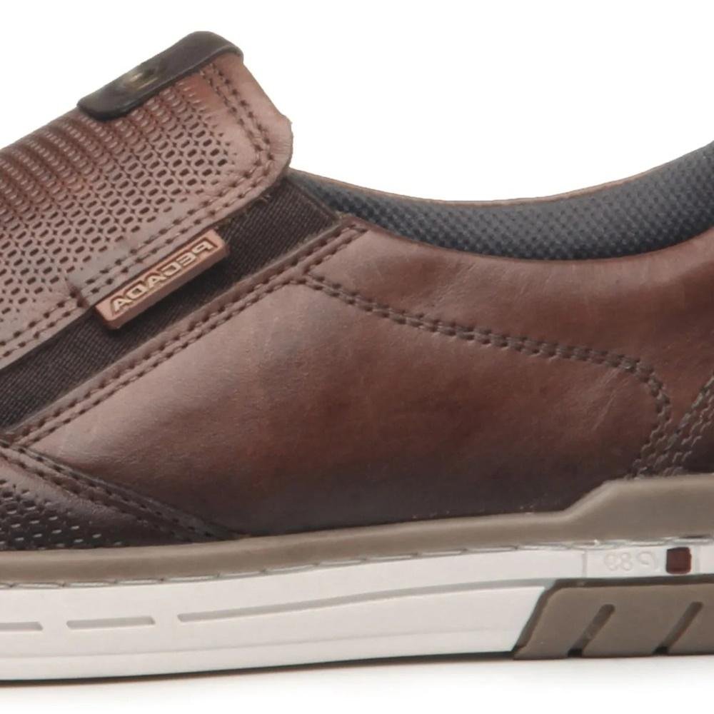 Sapatênis Pegada Slip Masculino Marrom 5