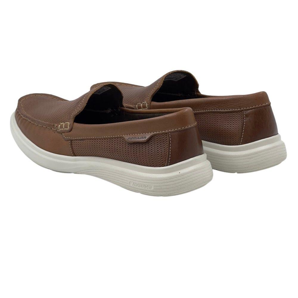 Sapato Pegada Mocassim Masculino Marrom 3