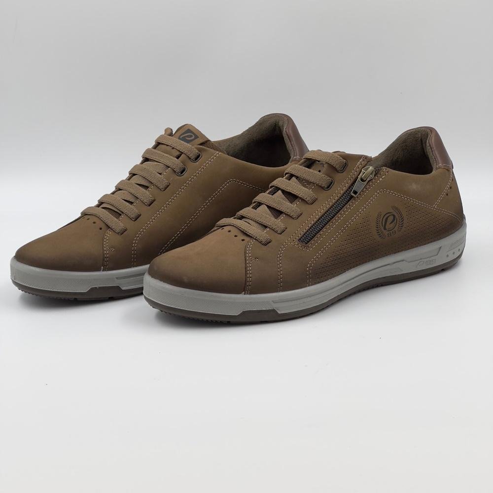 Sapatênis Pegada Tradicional com Cadarço em Elástico Masculino Marrom 2