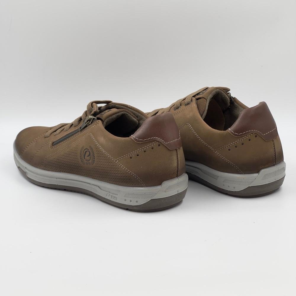 Sapatênis Pegada Tradicional com Cadarço em Elástico Masculino Marrom 4