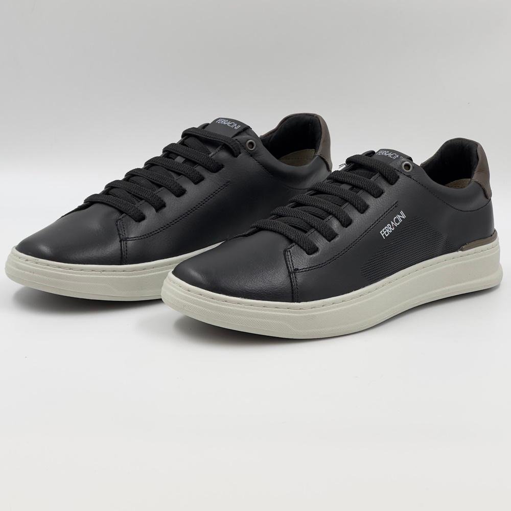 Sapatênis Ferracini Cadarço Elástico Gold Casual Masculino Preto 4