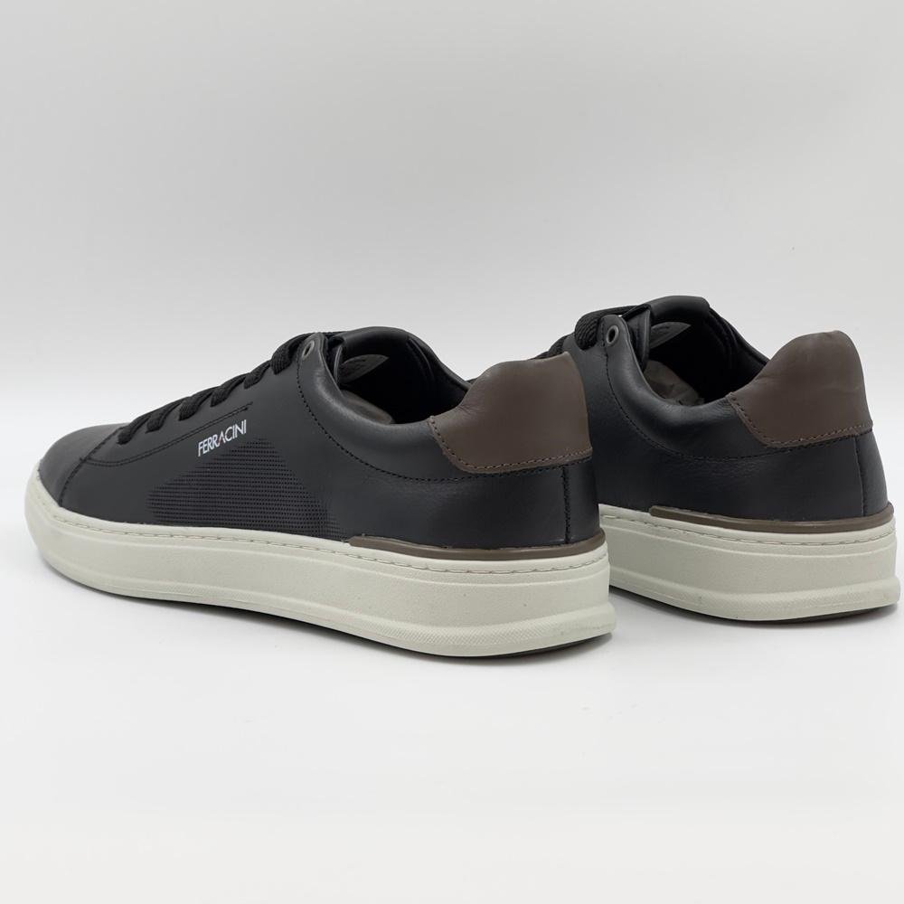 Sapatênis Ferracini Cadarço Elástico Gold Casual Masculino Preto 5