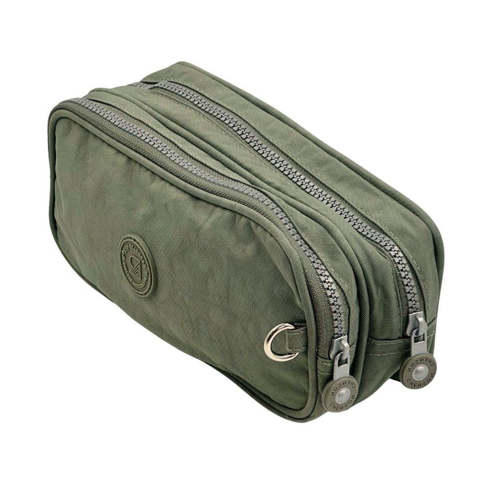 Estojo Chenson Escolar em Nylon Unissex Musgo 2