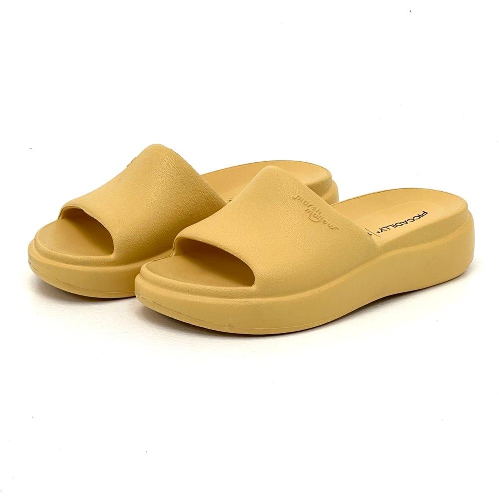 Tamanco Piccadilly Slide Marshmallow Feminino Amarelo 2