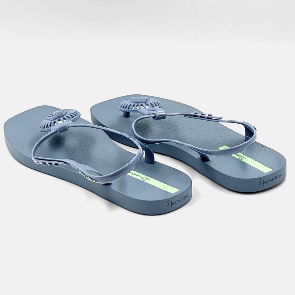 Sandália Ipanema Rasteira Class Edge Graphic Feminina Azul/Verde 3