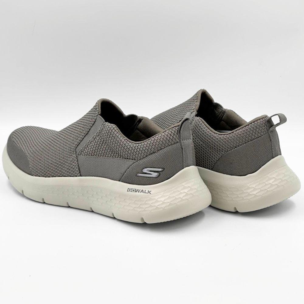 Tênis Skechers Slip Go Walk Flex Masculino Caqui 3