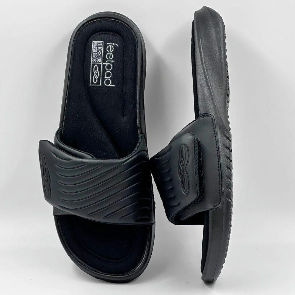 Chinelo Olympikus Slide Masculino Preto 5
